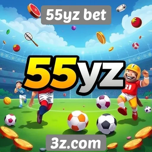 Variedade de jogos disponíveis na plataforma 55yz bet